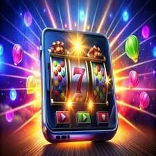 Tampilan beranda y2k di perangkat mobile